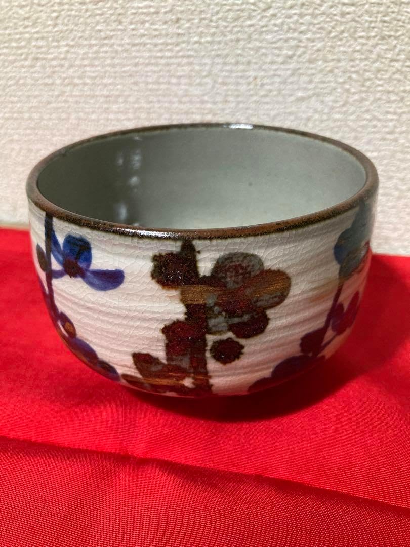 硝子 銀散し 抹茶碗 青嵐窯 共箱 ぎやまん 夏茶碗 ギヤマン 茶道具 硝子